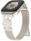 Milanese Magnetic Strap for Apple Watch Straps SE/2 40mm 44mm 42mm 38mm 41mm 46mm 45mm Women,Thin Bling Clover Bracelet Metal Replacement Bands for iWatch Seriers 10 9 8 7 6 5 4 3 Ultra Strap 49mm