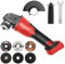 Cordless Angle Grinder Compatible with Milwaukee 18V Battery, 125mm 12000RPM Brushless Grinding Tool, 3 Speed Control, Battery Grinder for Cutting, Grinding and Polishing (No Battery)