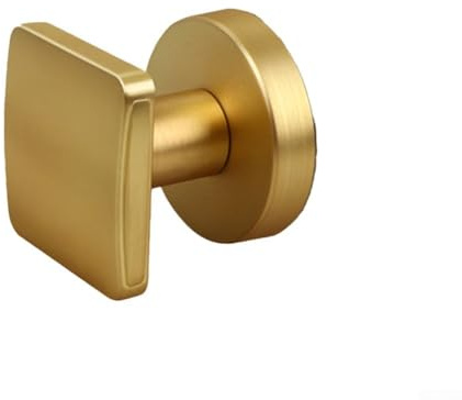 Niceminiwall Invisible Single Side Door Lock with Small Keyhole, Zinc Alloy Secret Room Lock for for Wooden, Narrow, and Aluminum-Wood Doors, Concealed Dark Lock Mechanism in(Gold)