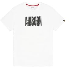 Alpha Industries Herren Logo Airborn T-Shirt (1er Pack)