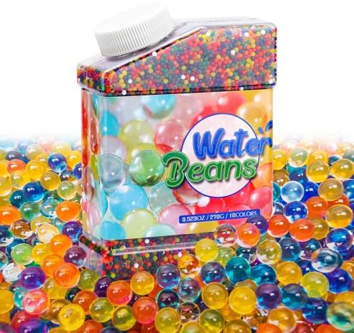 Bmliingchau Perline d'acqua colorate, 60.000 pezzi, perle d'acqua per piante, riempitivi per vasi, fiori e decorazioni, candele galleggianti, atossiche e biodegradabili