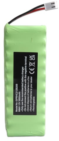 Batterie NiMH Lushtower Compatible avec Roto ZEL GP210AAHCB10BMX GPRHC212B206 pour WDT-S RT2-SF Solar Funk G2 G3 G4 Fenêtre de Toit Volet Roulant extérieur ZRO SF ZMA SF 2600 mAh