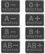 Helikon-Tex Blutgruppen Patch (Set - 2 pcs.) - PVC - Schwarz