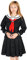 CoolChange Schuluniform-Kostüm für Damen: Ai Enma Jigoku Shoujo Fans, Größe M
