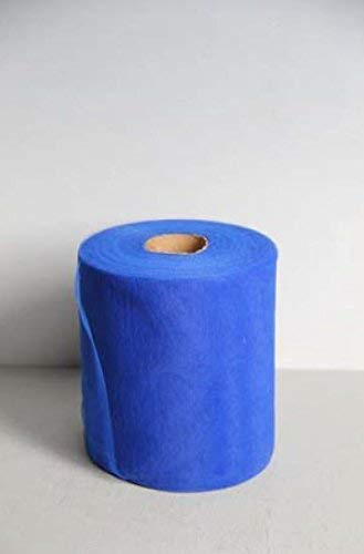 Generico Rouleau de Tulle 12,5 cm x 100 m Bobina Bleu Royal
