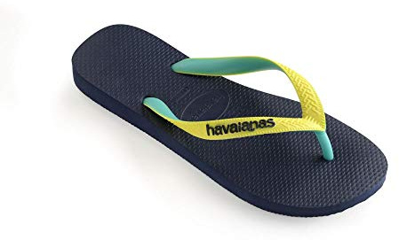 Havaianas Top Mix FlipFlop Unisex adulto Navy/Neon Yellow 39 EU