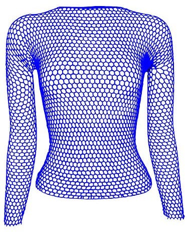 LemonGirl Women Fishnet Lingerie Top Long Sleeve Sleepwear Baby Dolls Negligees Dress UK 6-22