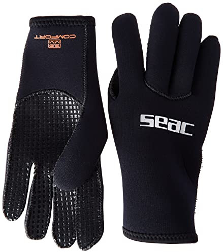 SEAC Comfort 3.0, Guantes de Neopreno de 3 mm con Palma Antideslizante