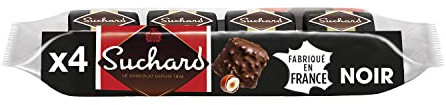 Suchard Chocolat Rocher Noir 4 x 35 g
