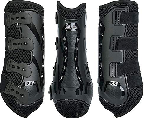 Harry's Horse Gamaschen air mesh pro für vorne, Farbe:schwarz, Größe:M