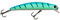 Wild Devil Baits Zander Wobbler Kunstköder Flachläufer Hardbait (Blue Tiger, 10 cm)