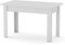 Versa Extendible Dining Table 120-160 x 70 x 74 cm White with Extendable Table Top