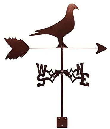 CYXZX Créatif Animal Girouette Rétro Durable Pigeon Forme Girouette Vent Indicateur De Direction pour Jardin Montage Cour Décoration