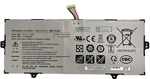 AA-PBSN4AF Laptop Battery Replacement for Samsung NP930SBE NT930SBE NP930SBE-K01CN NP930SBE-K01CN NP930SBE-K06CN NP930SBE-K06CN Series(15.4V 54Wh)