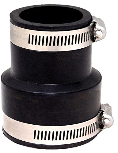 Aquacadabra Rubber 2 - 1.5 Reducer Strong Durable Tube Pipe Adapter for Pond/Garden Use