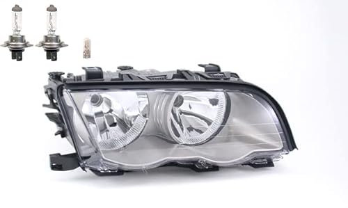 Johns, Scheinwerfer passend für BMW 3er E46 02/98-08/01 /- rechts + Leuchtmittel