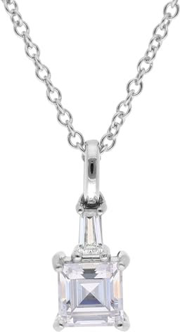 trendor Damen-Collier 925 Silber mit Zirkonia zauberhafter Silberschmuck für Frauen, Halsschmuck aus Sterlingsilber, zeitlose Geschenkidee 15166