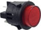 Taster PS18-16 Einbau ø 25mm 250V 16A rot, beleuchtet push-EIN, Flachstecker 6,3mm