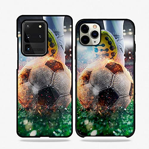 TusFundas Funda De Móvil Carcasas De Móviles De TPU Antigolpes Protección Modelo Diseños de Deportes, Futbol, Soccer para XIAOMI REDMI 9C