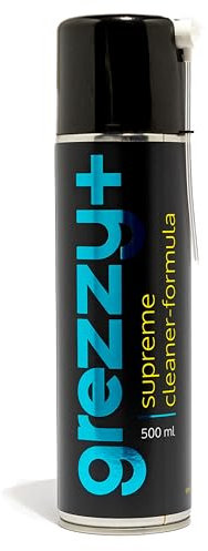 grezzy+ | Supreme Cleaner 500ml | Limpiador Frenos Ciclismo | Desengrasante Transmisiones Bicicleta | Limpiador Rápida Evaporación | Premium Brake Cleaner | Drivetrain Bike Degreaser