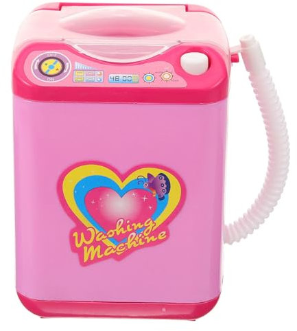 FRCOLOR Mini Lavadora Eléctrica Automática Esponja Limpiadora Mini Cepillo de Maquillaje Lavadora