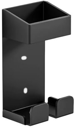 Desikixudy Halterung für Haarglätter Montiert Eine Wand Stäbchen zum Locken Der Rasierer Aufbewahrungsbox Zahnpasta Organizer A