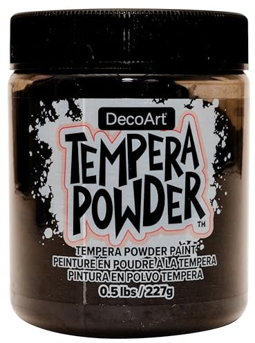 DecoArt Tempera-Pulver, 0,2 kg, Schwarz