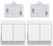 Cerhot Remote Light Switches Wireless, Interruttori di controllo remoto, Interruttore luce cinetico, Interruttore luce wireless Per luci Illuminazione domestica (EU 2marce, 2V2 A)