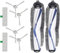 Daaxing Lot de 8 brosses principales haute efficacité pour aspirateurs robots Rowenta Explorer 60 RR7427 RR7447 - Accessoires de rechange - 2 brosses à rouleau principales, 2 filtres haute efficacité,
