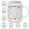 Rappelle-toi toujours que tu es plus courageux Mugs pour grand-père de la part de la petite-fille du petit-fils Cadeau d'inspiration Papi Anniversaire de la fête des pères Cadeau de Noël (grand-père)