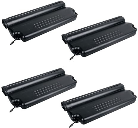HAF® Pool Eisdruckpolster 50 x 23 x 5cm in robuster Premiumqualität | Menge: 4 Stück | Mit Sand gefüllt + Verbindungshaken | Dient als Schutz vor Frost zur sicheren Überwinterung vom Schwimmbecken