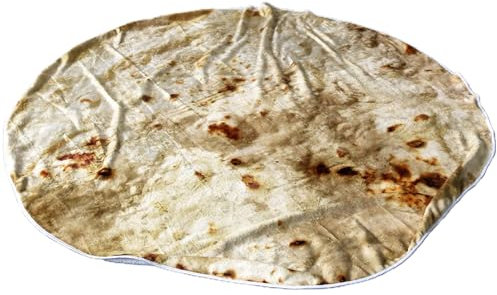 Decke Tortilla Runde Polyester Pfannkuchen Casual Decke Umhang Decke