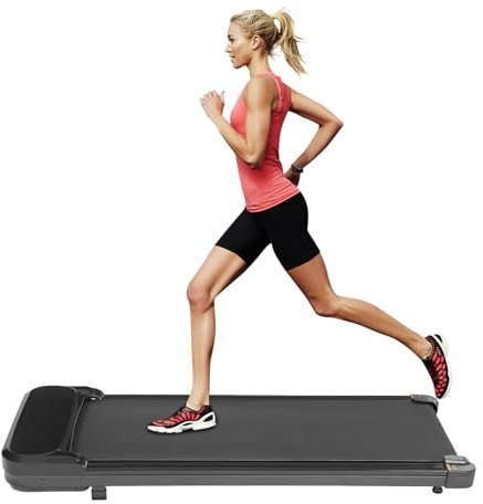 Cinta de Correr 500W Cinta de Andar con Control Remoto y Led Velocidad Ajustable 1-6km/h Cintas de Correr Máx.Capacidad Carga 100kg para Correr Diariamente y Caminar Paso Rápido Casa, Gimnasio