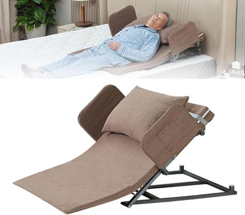 GFLCWYP Lit relevable Dossier pour Personnes âgées, lève-Oreiller électrique réglable, Chaise de Dossier Sit-up médicale Portable pour Le Cou, la tête et Le Soutien Lombaire [Classe énergétique A]