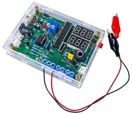 Uxsjakjsd Kit de Soldadura para Bricolaje con Medidor Multifunción, Voltaje, Corriente, Medición de Temperatura, Generador de Señal PWM, Pieza Suelta TJ-56-693