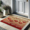 Sweet Home Heart Doormat, Red Hearts Door Mat for Spring & Valentine's Day Indoor & Outdoor Decor, Waterproof Non-Slip, Easy Clean Entrance Mat 29x17 Inch