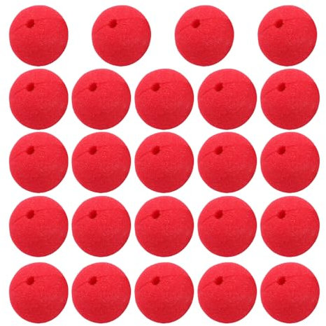 LCIEFKAE 24 Stücke Clown-Nase, Rollenspiele, Kreative Und Lustige Requisiten, Foto-Requisiten, Geeignet Für Partys Und Aufführungen.