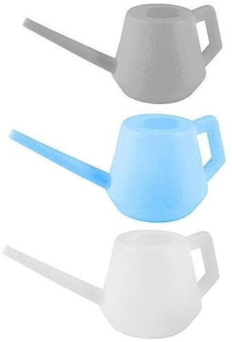 Plastic Lota Toilet Jug, Traditional Bathroom Water Container, Multiple Colours (Blue)