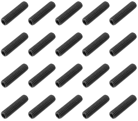 YINETTECH Lot de 30 vis noires M3 x 12 pour chevalet de guitare électrique
