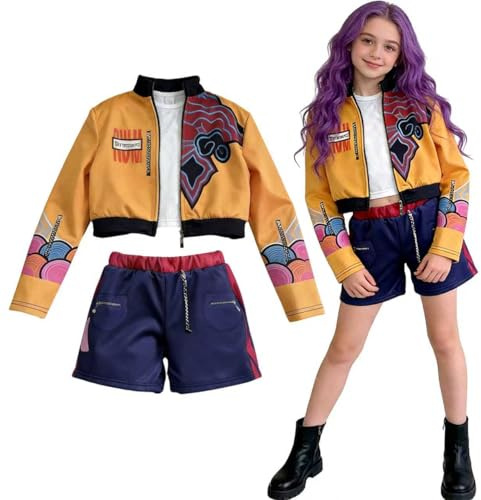MMDOCO Disfraz Niña Cosplay Juego de Rol Uniforme Completo Set Anime Disfraces para Niños Disfraz Princesa Vestido Niña Disfraz Niños (130)