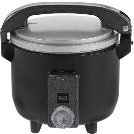 YARNOW Miniature Toy Rice Cooker: 1:12 Scale Realistic Tiny Rice Cooker Model - Dollhouse Kitchen Accessories for Home Play Decoration