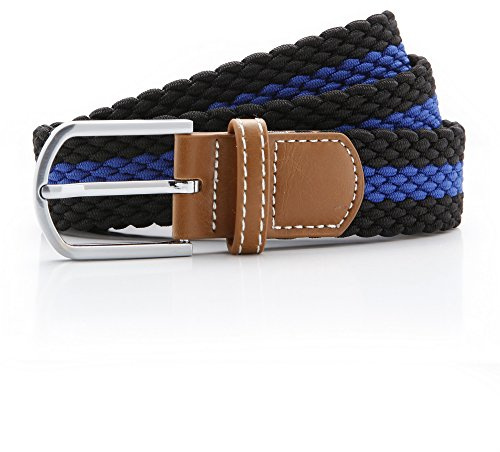 Asquith And Fox Unisex Stripe Braid Stretch Belt Belt