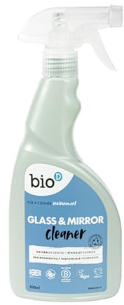 Bio-D Glass & Mirror Spray 500ml x 2 (Pack of 2)