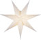 Star 501-17, PapiersternDecorus, 7 zackig, Papier, Weiß, 1.5 x 6.3 x 6.3 cm