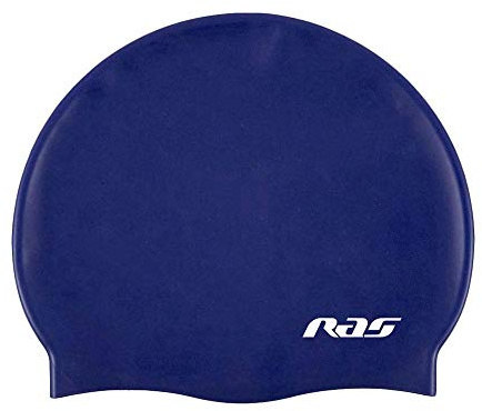 Bigbuy RAS Dunkelblau Silikon Schwimmkappe Erwachsene, blau, One Size