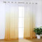 SCHOAL Gardinen mit Ösen Transparente Vorhänge Voile Fensterschal Modern Farbverlauf 1 Stück BxH 140x225cm Gelb