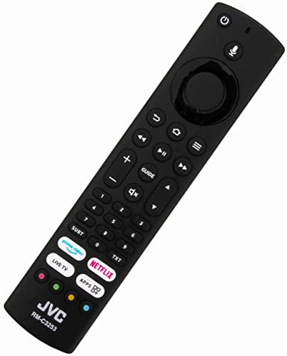 JVC RM-C3253 Remote control for LT-40CF890 LT-49CF890 LT-55CF890 Fire TV Edition Smart with Amazon Alexa