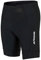 Airtracks Damen Fahrradhose Kurz Radhose Pro Kurze MTB Radlerhose Mountainbike 3D Coolmax Gepolstert Atmungsaktiv Reflektoren XS S M L XL XXL 3XL 4XL - schwarz - XS - Damen