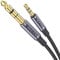 MOSWAG Cavo audio stereo TRS da 3,5 mm a 6,35 mm 2 m, jack Aux da 6,35 1/4 maschio a 3,5 1/8 maschio per iPod, laptop, dispositivi home theater, amplificatori e altro
