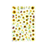 Sbyhbhyds Sunflower Art Nails Stickers DIY Flower Transfer Sticker Self Adhesive Polish Nail Decoration,Full Wraps Manicure Decals for Party Dates Proms,Women Girls Foil Nail Decor